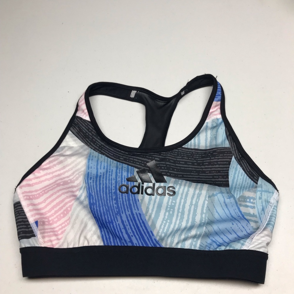 Adidas BLU/WHT Slipover Sports, L? *P1022